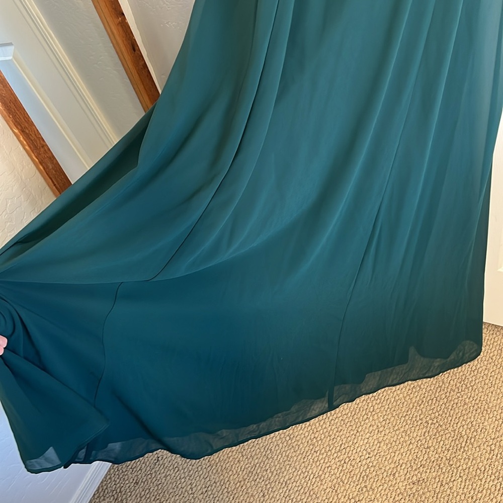 Show Me Your MuMu Teal Maxi Dress - Picture 7 of 14
